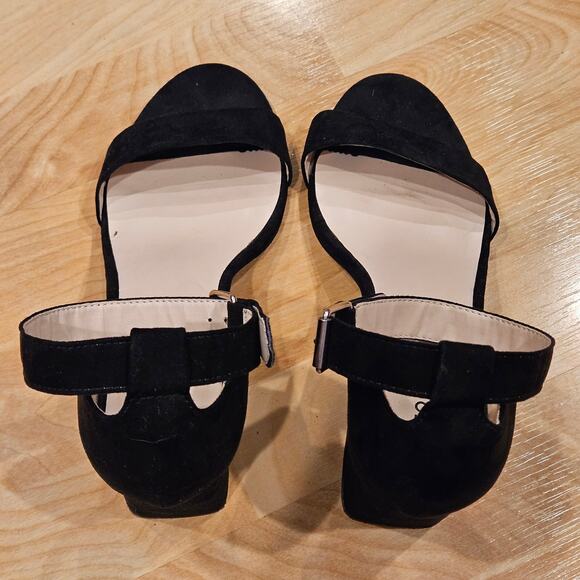 Torrid Ankle Strap Block Heel Sandals Womens 9 Black Comfortable Trendy Y2K 90s - Picture 5 of 11